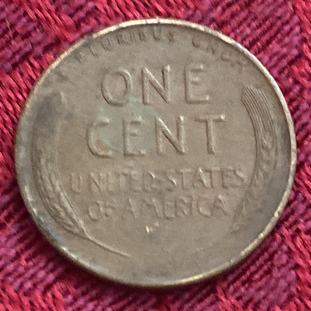 Vintage 1945S Wheat One Cent - Picture 2 of 2